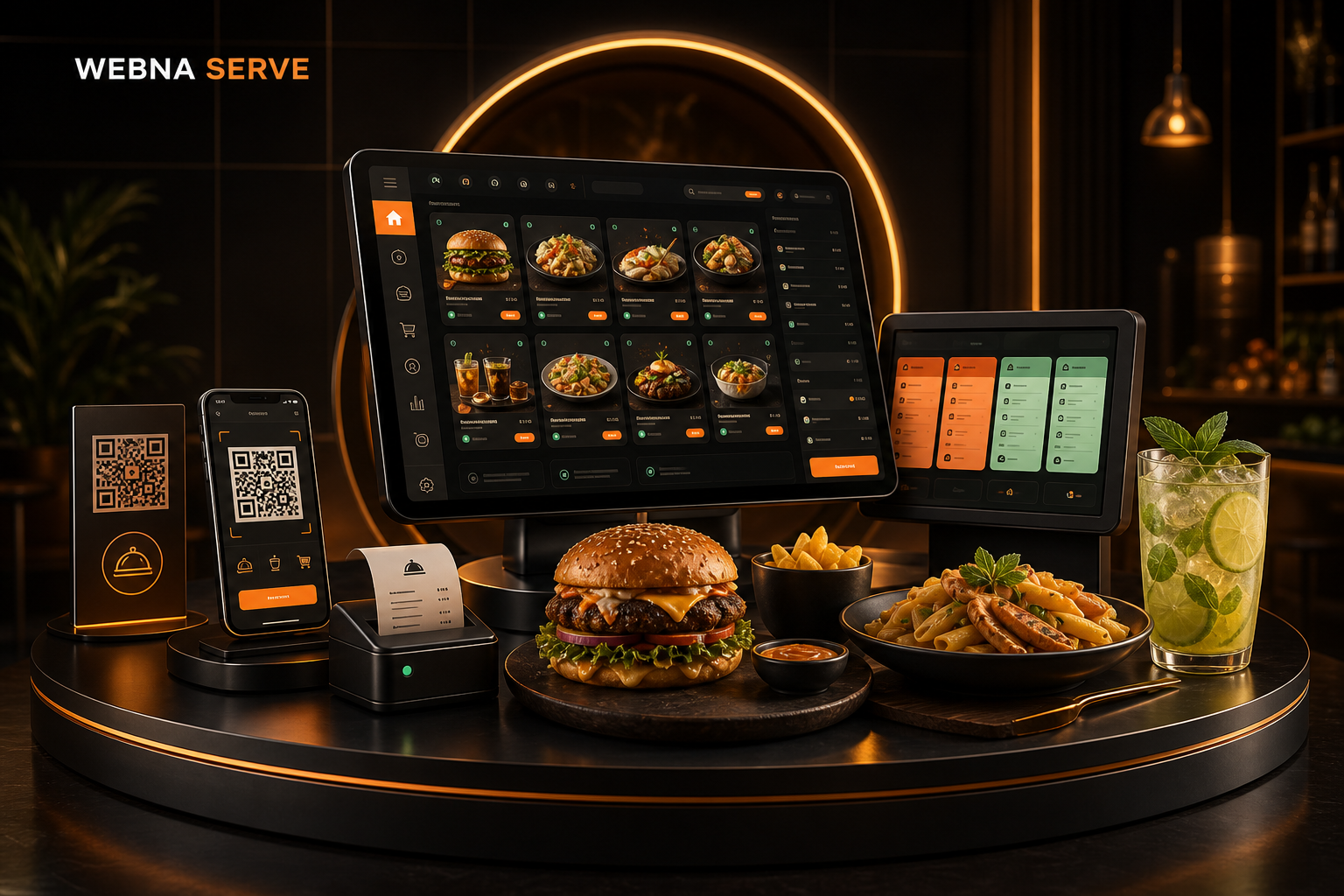 Webna Serve — نظام المطاعم والطلبات الذكي